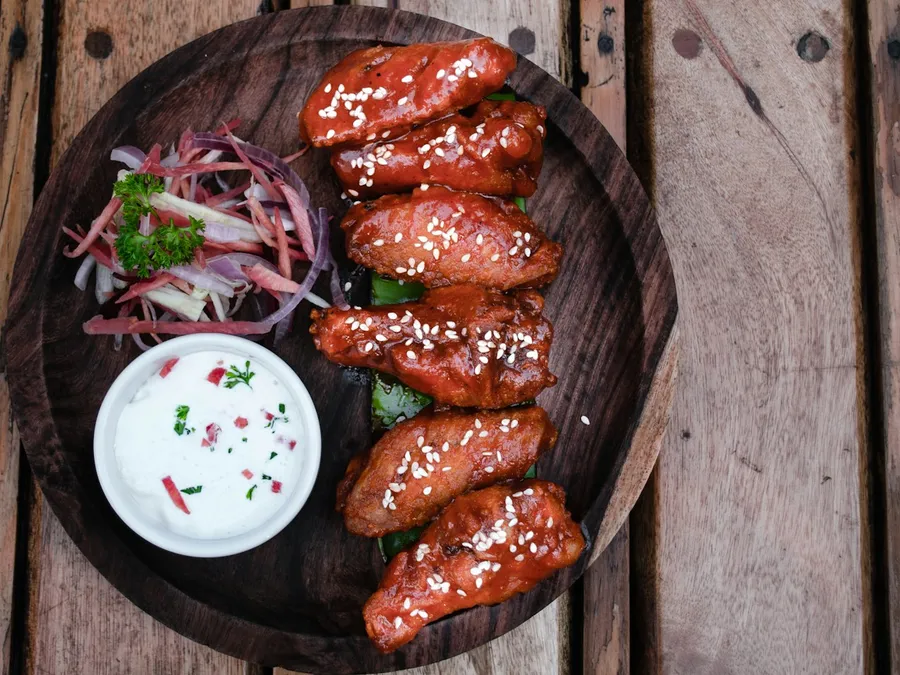 Honey garlic wings