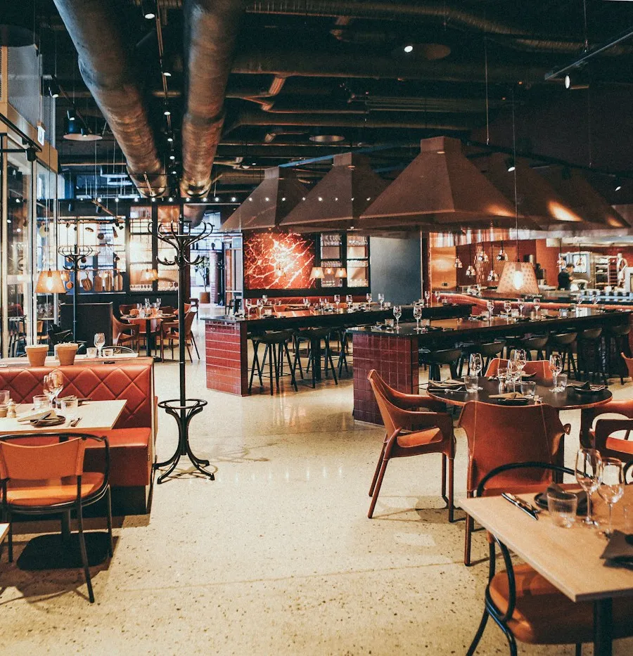 The dining room